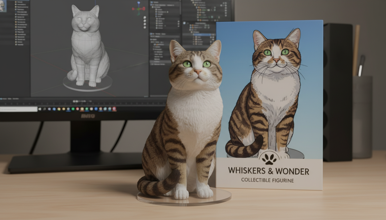 Generated pet figurine