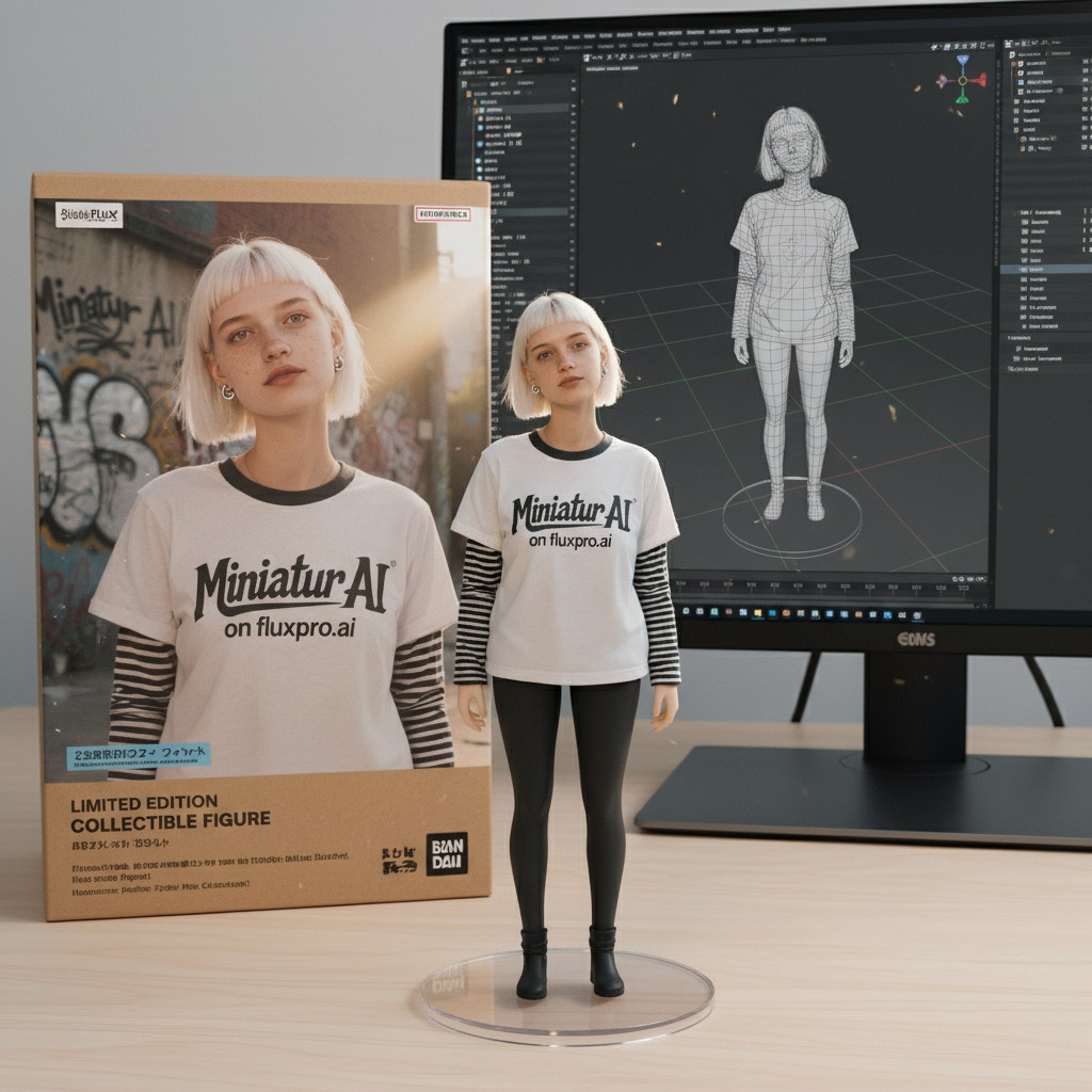 Generated character figurine